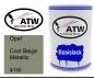 Preview: Opel, Cool Beige Metallic, 41W: 500ml Lackdose, von ATW Autoteile West.